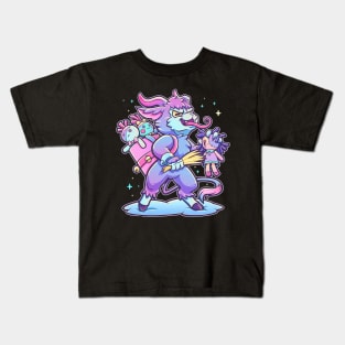 Gothic Pastel Krampus Kids T-Shirt